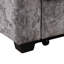 Canapé-lit convertible 61,6 po en chenille convertible moderne avec dossier réglable, 2 coussins, porte-gobelets, ports USB pour le salon, appartement-391374966