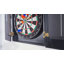 SPORTNOW Professional Bristle Dartboard Set Wood Cabinet for Adults Black