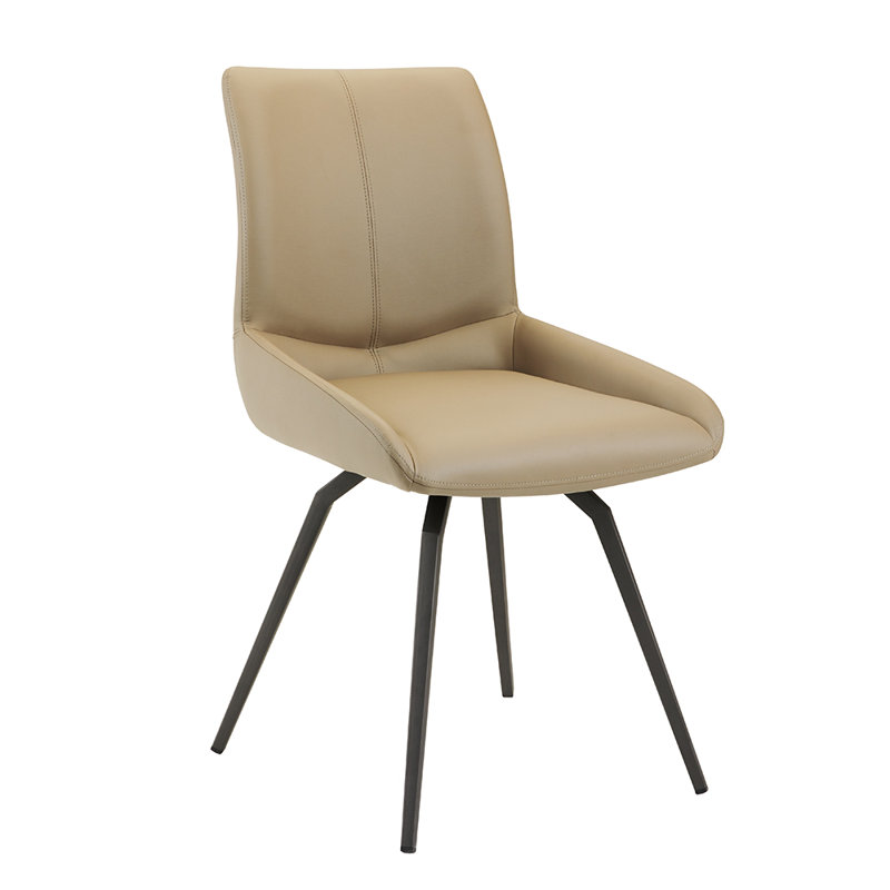 Chaise d'appoint à oreilles en métal Katsush, 2, Taupe