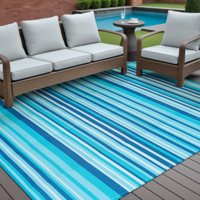 Tapis d'extérieur réversible imperméable Ellie