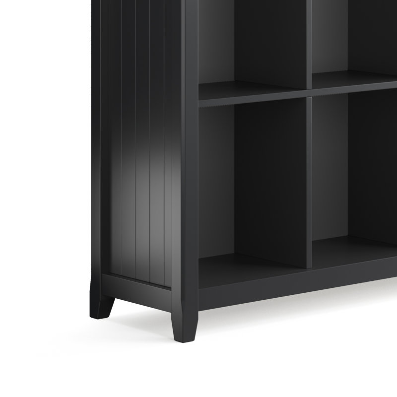 Black 12-cube Cubby Shelf For Home Or Office