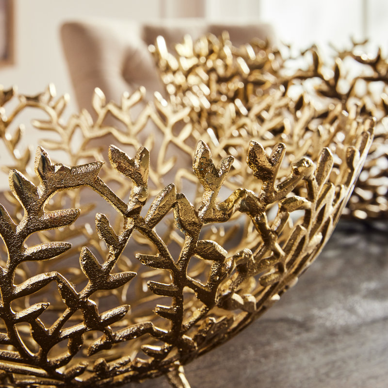 Aluminum Decorative Bowl Set