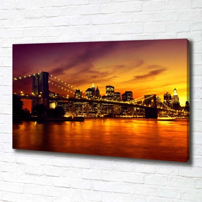 Brooklyn Bridge - Wrapped Canvas Print