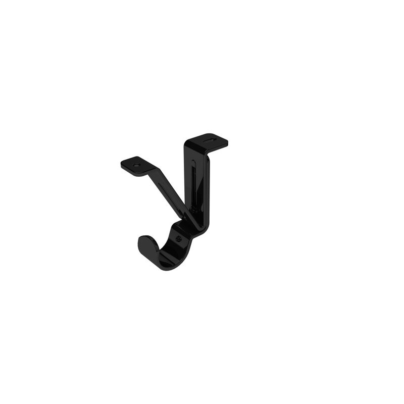 2.5cm Curtain Hardware Accessory, Matte Black