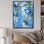 «Blue Green Blue Fern Fond I», reproduction sur toile