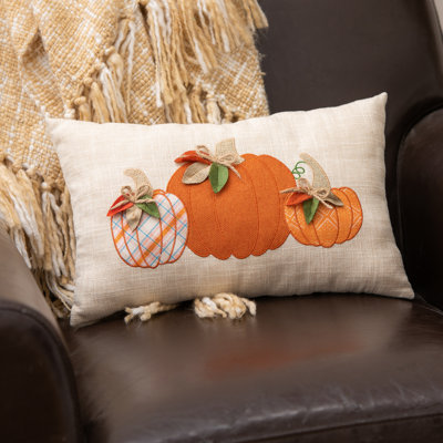  Coussin lombaire intérieur / extérieur Harvest Pumpkin Trio