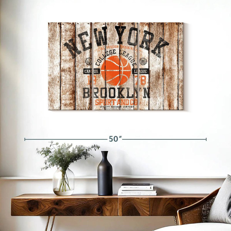 Ballon de basketball Sireci Brooklyn, H 24 po x l 38 po