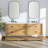 Kaplan 72" Double Sink Bathroom Vanity-678865058