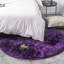 Plush Faux Sheepskin Grape Shag Area Rug-87376714