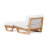 Dweller Teak Outdoor Lounge Chair with Ottoman-128794363