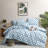 Grid Comforter Set Plaid Bedding Set 1 Checkered Comforter with Pillowcases-114984132-114984126