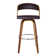 Tseng Swivel Upholstered Counter Stool