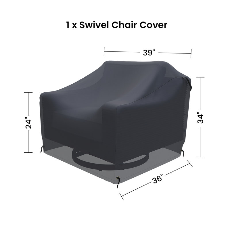 Danny Swivel Wicker Outdoor Patio Chair Covers