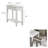 Cade Solid + Manufactured Wood Side Table-854310068