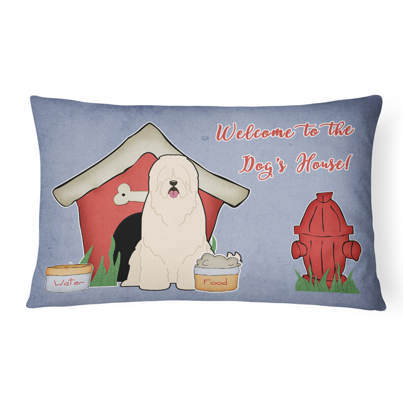 Coussin lombaire intérieur/extérieur rectangulaire pour chien house