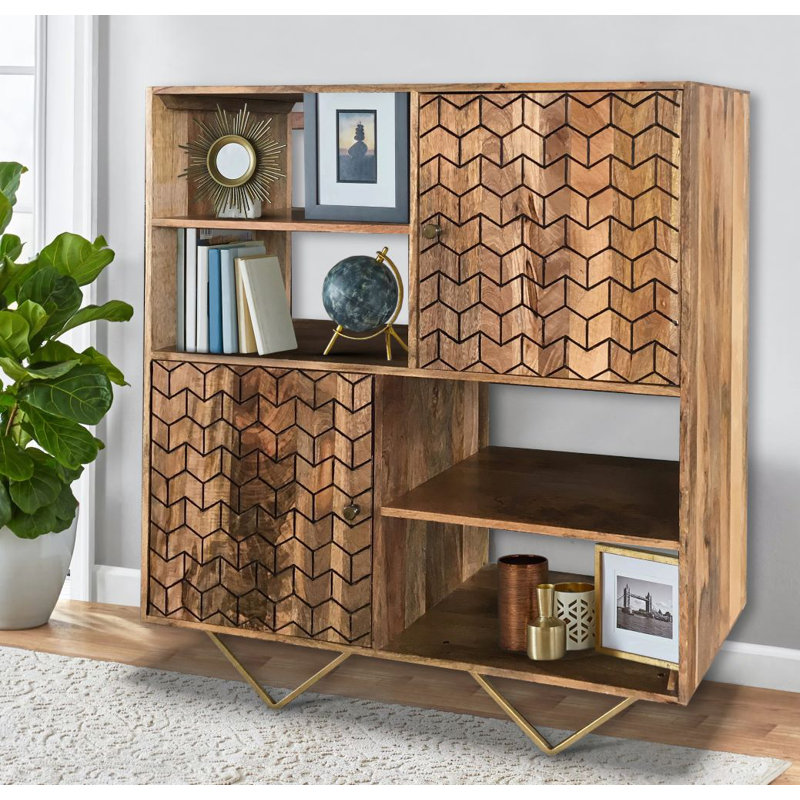 Levon 105cm Solid Wood Sideboard