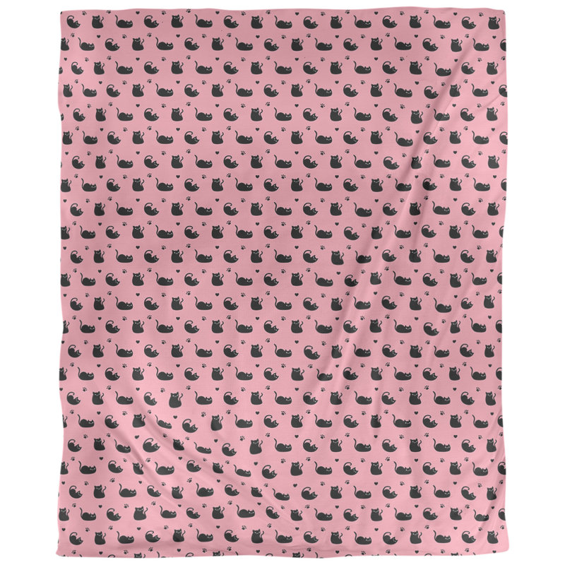 Tissu pour chat, Rose, L 54 po x l 36 po, Lin naturel paloma
