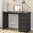 Computer Desk with Drawer - 43 Inch Wooden Desk with Storage Cabinets-1880773734