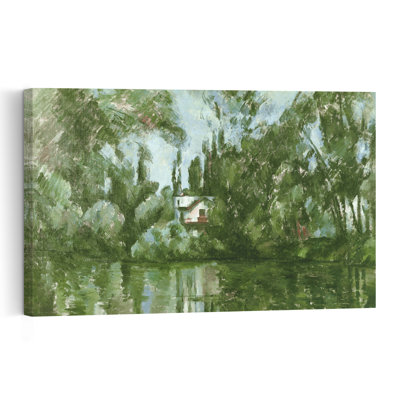 House On The Banks Of The Marne, 1889-90 Impressionist Abstract Contemporary Architecture Wall Art Print
