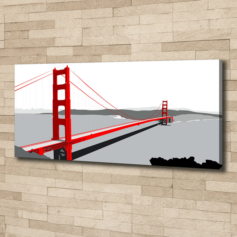 San Francisco Bridge - Wrapped Canvas Print