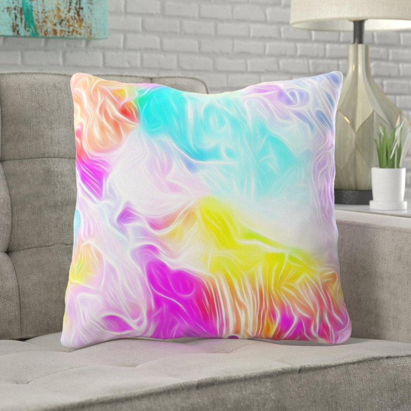 Coussin décoratif Friedell, Microsuède, Intérieur 
