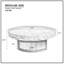 Tables basses 31,69 pouces Faux MARS