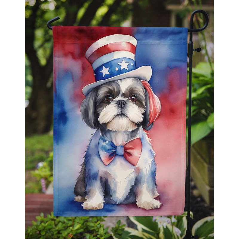 Drapeau patriotique du jardin américain, Shih tzu