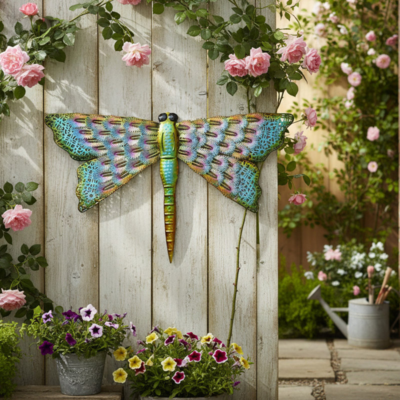 Metal Dragonfly Wall Décor