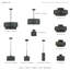 Lustre suspendu 4 lumières Arsdale-121436194