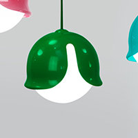 Snowdrop 1 - Light Pendant, Green