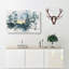 Mountain Stream Watercolour - Wrapped Canvas-56663416