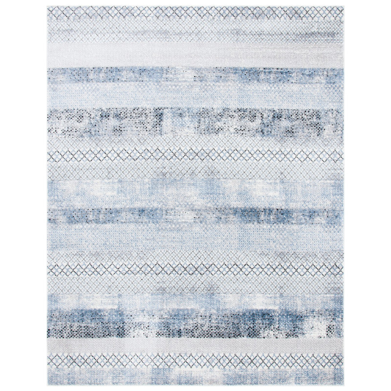 Adames Geometric Indoor Rug, Square 8'