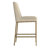 Mcgowen Upholstered Counter Stool with Metal Frame - Black-1012551340-1012656317