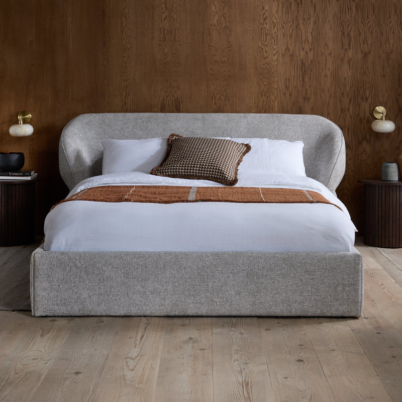 Bernarda Upholstered Bed, Double (4'6)