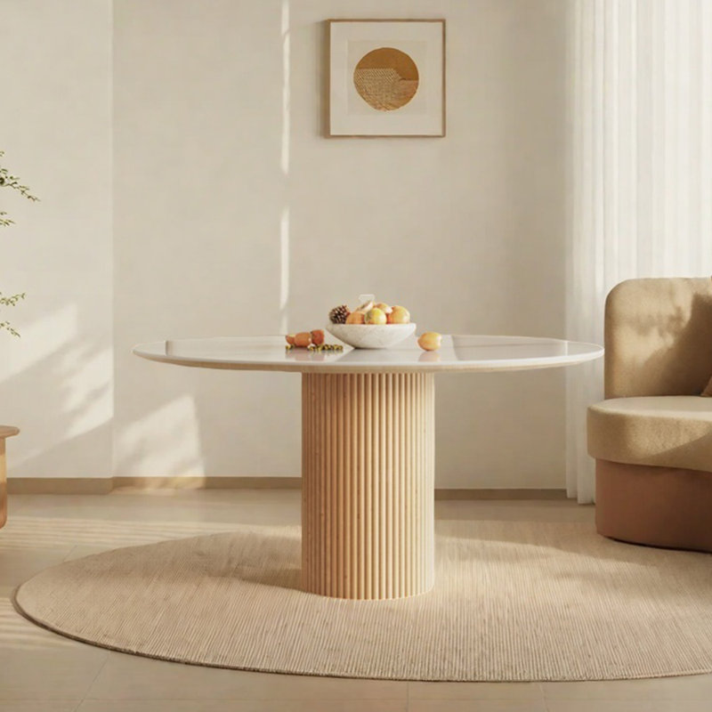 Table de salle à manger Minimalist, H 29,53 po x L 47,24 po x l 47,24 po
