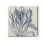 «Indigo Floral on Linen I» par Maja, reproduction d'art sur toile tendue-353681499