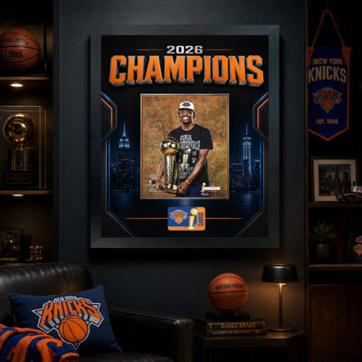 Cadre photo 18 po x 22 po OG Anunoby New York Knicks