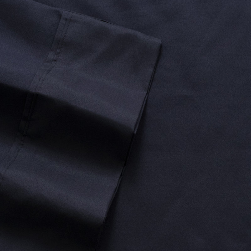 Luxurious Soft Microfiber Sheet Set with Bonus Pillowcases, Navy, King Sheet Set with 4 Pillowcases