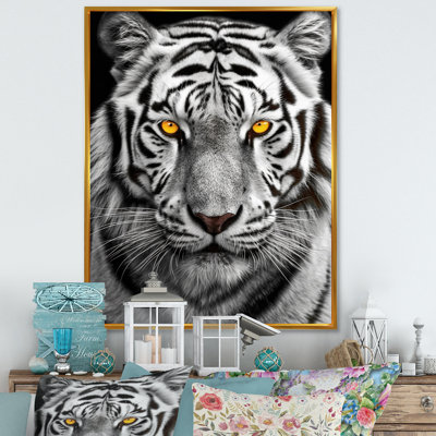 " Fierce White Tiger I "