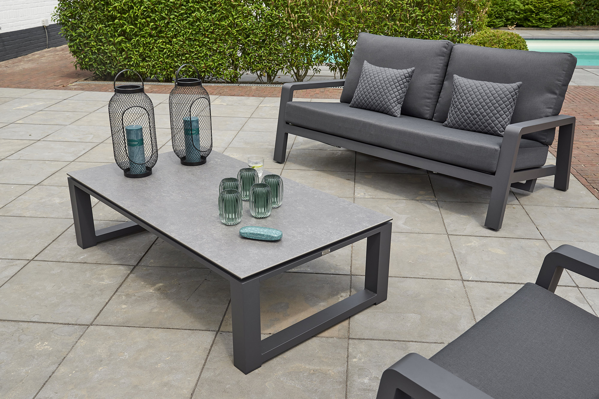 Kettler USA Rectangular 55'' L x 30'' W Outdoor Coffee Table | Wayfair