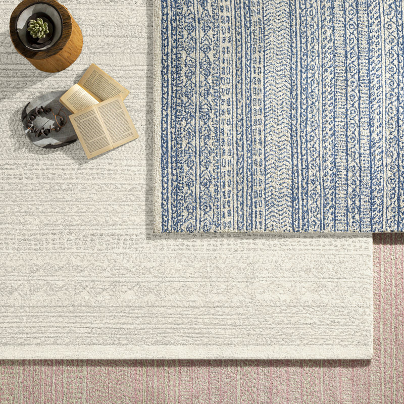 Adamik Oriental Wool Hand Tufted Area Rug, Rectangle 183 x 274 cm