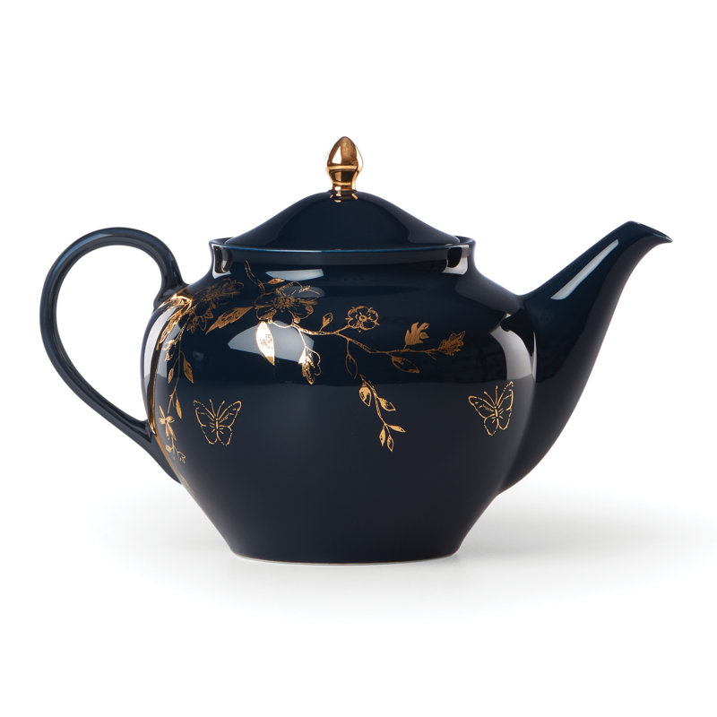 Sprig & Vine Teapot, Marine