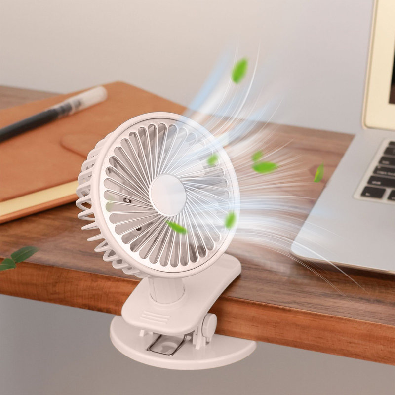 Petit ventilateur de bureau à pince kndnd, Pink