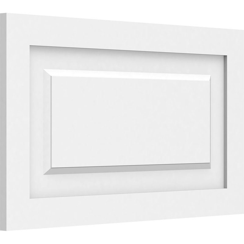 Harrison Raised Decorative Wall Panel, 14"H x 24"W x 0.63"D