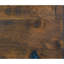 Table de chevet rustique en bois d'hévéa massif - finition brunie, 2 tiroirs, meubles de chambre à coucher transitionnels classiques, finition bois d'hévéa