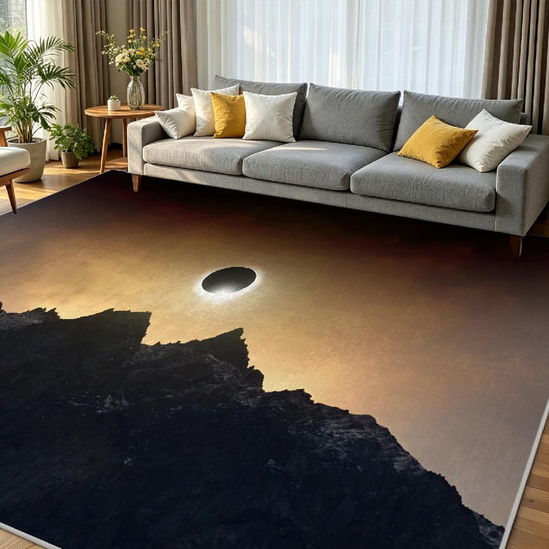 Tapis solaire naturel transparent transparent lavable à la machine, Rectangle 79" x 118"
