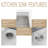 33" L x 22" W Drop-In Stainless Steel Kitchen Sink, Single Bowl Workstation Sink with Accessories-128950831