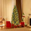 Lighted Artificial Pine Christmas Tree-759725323