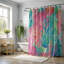 Rideau de douche standard 1 pièce Watercolor Paradise-200771774