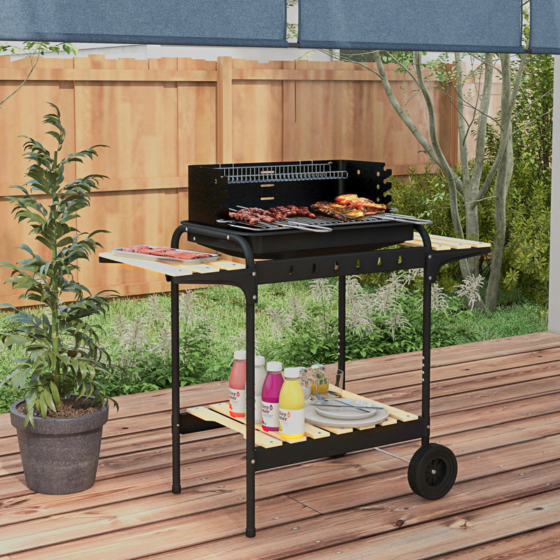 Dakota Fields 103cm W Portable Charcoal Grill